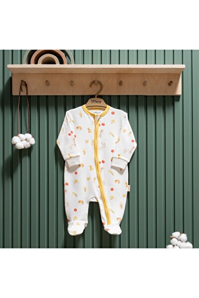 Tiffany Baby Strawberry Organic Theme Zippered Jumpsuit 45040