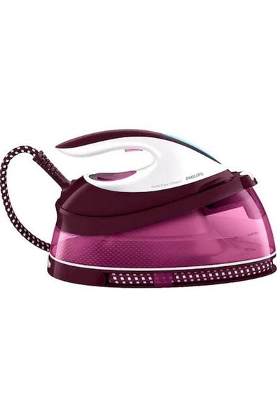 Philips Statie de calcat Philips PerfectCare Compact GC7842/40, Optimal Temp, Talpa Steam Glide, 120 g/min