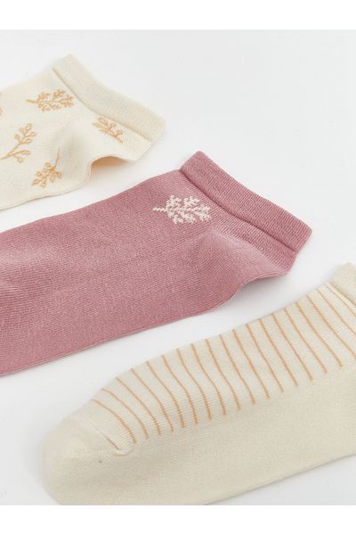 LC Waikiki Florale Damen-Booties-Socken im 5er-Pack