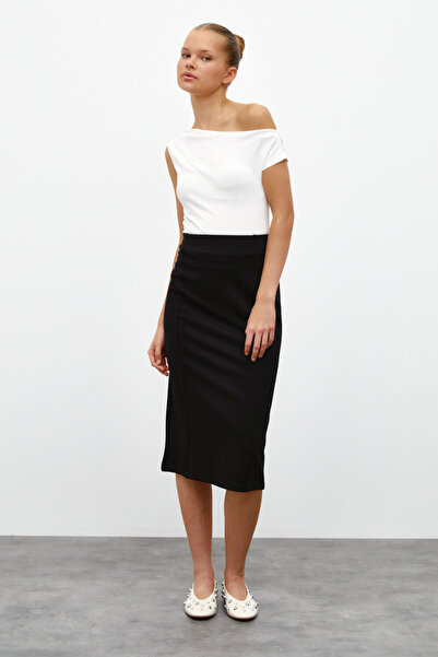 urban focus Asymmetric Collar T-Shirt