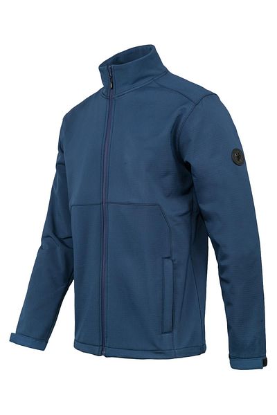 2AS Blue Samuel Men's Softshell Checkered Jacket