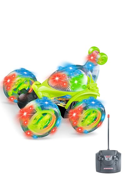 Tornado King Super Power 360° Flip Remote Control RC Adventure Car Rechargeable With Light And Sound
