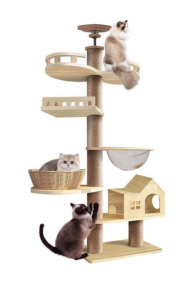 KidLe Cat Climbing Frame Cat Nest Cat Tree Cat Tower