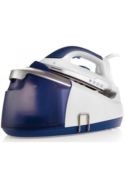 Heinner Statie de calcat Heinner HIS-D2403BL, Talpa ceramica, 3.5 bar, 1.2L, 2400W (Alb/Albastru)