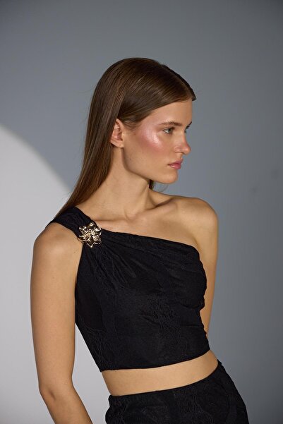 NOK İSTANBUL Lace Mirage Dantel Büstiyer Siyah