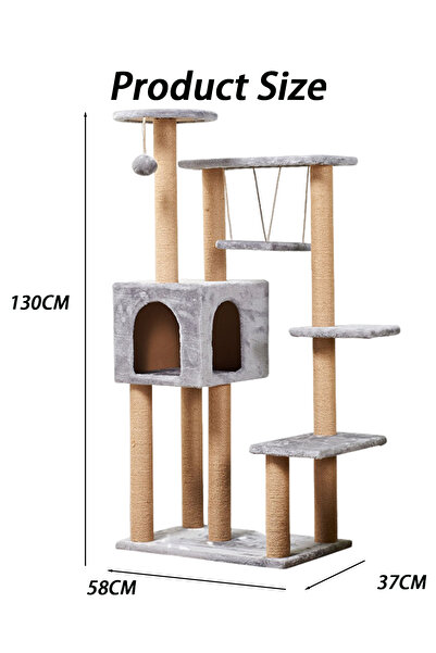 KidLe Cat Tree Cat Tower for Indoor Cats House