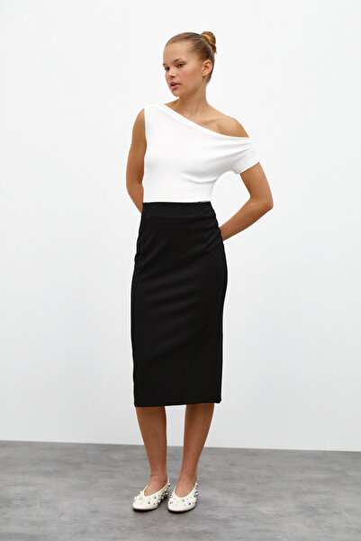 urban focus Asymmetric Collar T-Shirt