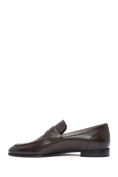 Derimod Men's Brown Leather Classic Loafer 25Sfd6018Ft