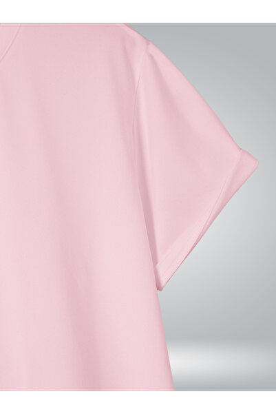 GLOWES Unisex Kids Pink Character Printed T-Shirt