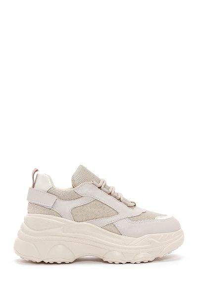 Derimod Women's Beige Thick Sole Sneaker 25Sfe 210114