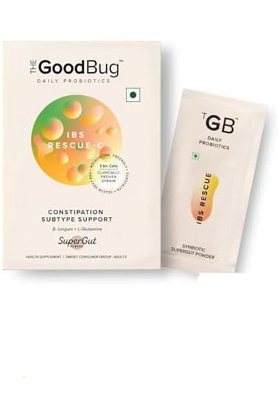 The GoodBug The Good Bug IBS Rescue C SuperGut Powder for Constipation Relief & Irritable Bowel Syndrome