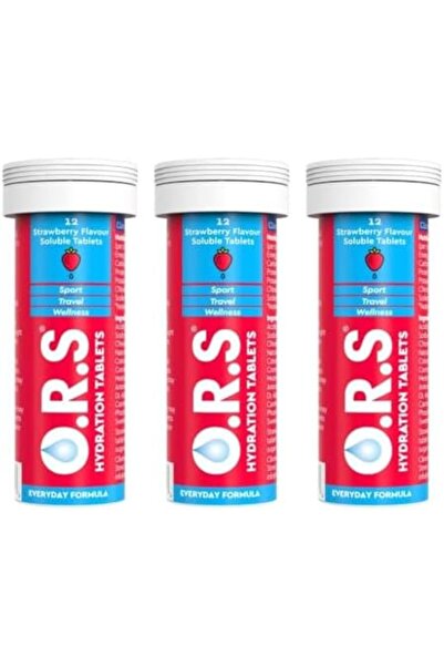 ORS O.R.S Hydration Tablets with Electrolytes, Vegan, Gluten and Lactose Free...