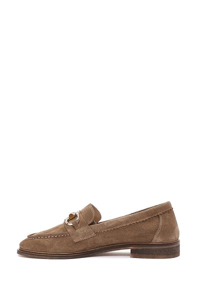 Derimod Mocasini masculini din piele intoarsa cu catarama maronie 25SFD 153510