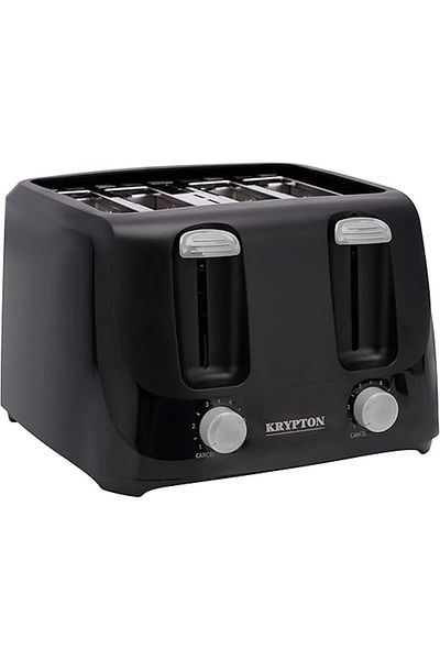 KRYPTON 4 Slice Slot Bread Toaster 1400.0 W KNBT6295 Black