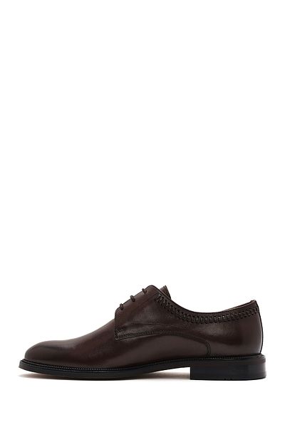 Derimod Men's Brown Laced Leather Classic Shoes 25Sfd 602218
