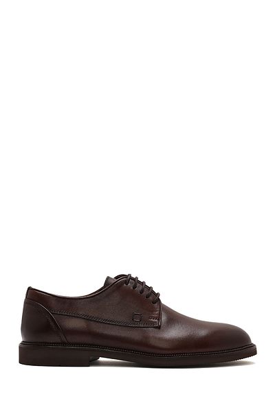 Derimod Men's Brown Lace-Up Leather Casual Shoes 25Sfd 603118