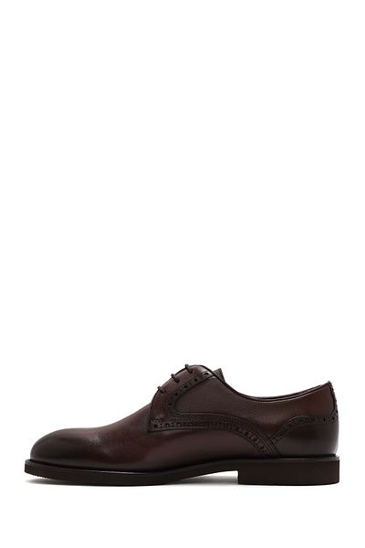 Derimod Men's Brown Laced Leather Classic Shoes 25Sfd 602018