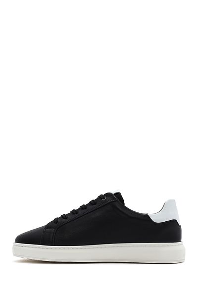 Derimod Men's Black Lace-Up Leather Sneaker 25Sfd 674718