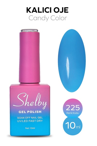 Adornn SHELBY 10 ML. A225 CANDY (Şeffaf) KALICI OJE