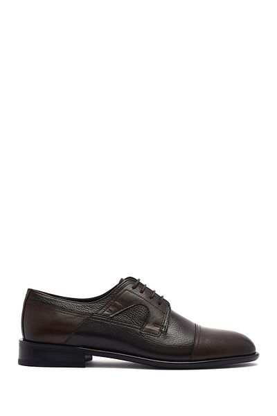 Derimod Men's Brown Laced Leather Classic Shoes 25Sfd 621314