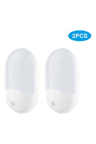 Generic قطعتان من مصابيح الإضاءة الليلية البريطانية القياسية باللون الأبيض