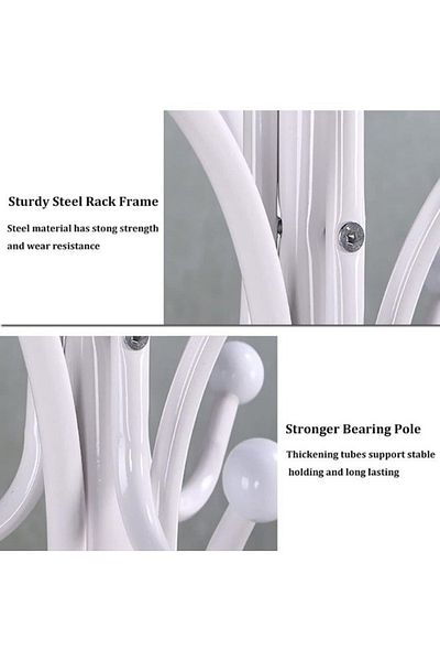 smart home metal clothes hangers and hangers equipped with hooks , a metal clothes rack, 179 cm high