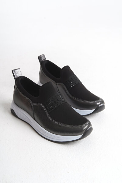 DELSOLERA حذاء رياضي كاجوال من الجلد بدون أربطة ونعل سميك من DEL'SOLERA