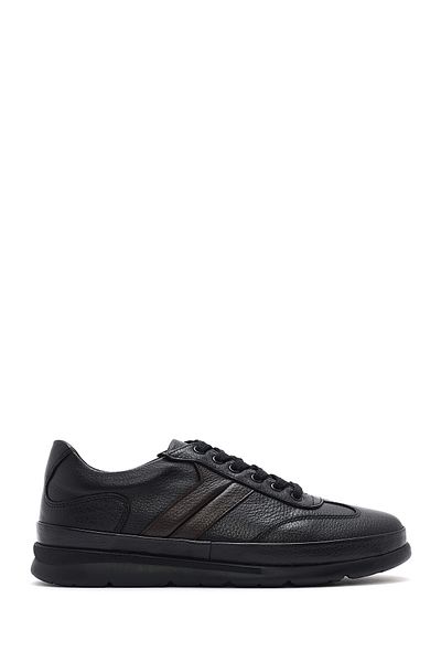 Derimod Men's Black Lace-Up Leather Casual Shoes 25Sfd6743Ft