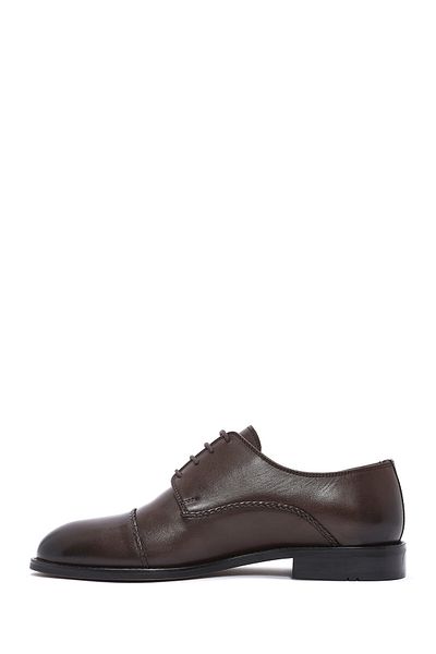 Derimod Men's Brown Laced Leather Classic Shoes 25Sfd 602318