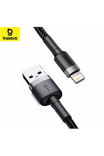 Baseus 2m Gray Baseus USB Cable for iPhone 14 13 Pro Max Fast Charging USB Cable for iPhone 12 Mini Pro Max
