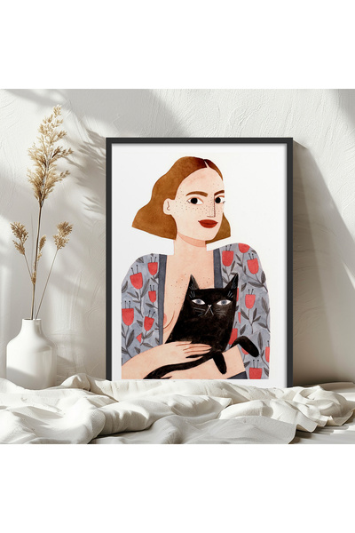 HOMEPACK Jedna drvena slika u ramu, jednodijelni poster, slika TK/1429