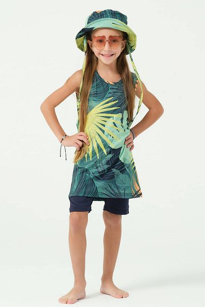 ALFASA Costum de baie pentru copii Elisa Hat Zero Sleeve