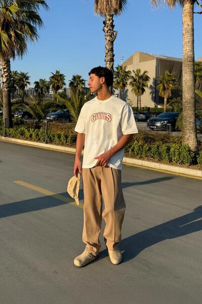 Flaw Wear LINEN TROUSERS WITH WAIST ELASTIC