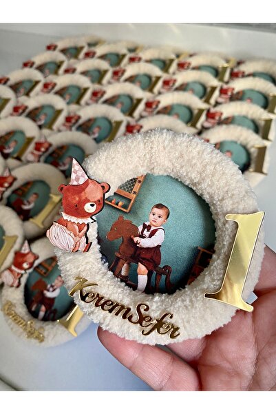 Magnet 10 adet fotoğraflı doğum günü magneti