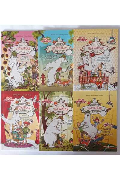 TÜRKİYE İŞ BANKASI KÜLTÜR YAYINLARI KOLAY OKUYORUM SİHİRLİ HAYVANLAR OKULU SE...