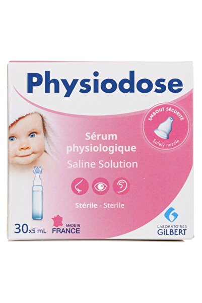 GİLBERT محلول ملحي فيزيودوز أحادي الجرعة 30 مل × 5 مل