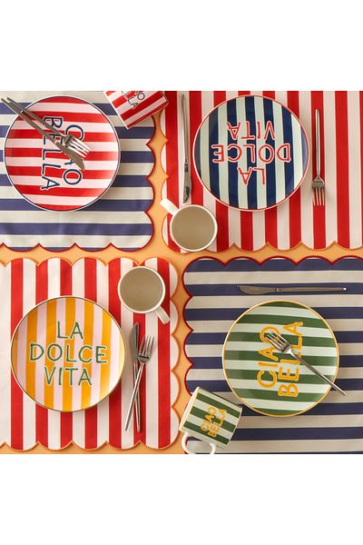 Bella Maison Linie Bumbac American Service Albastru (35x45 cm)