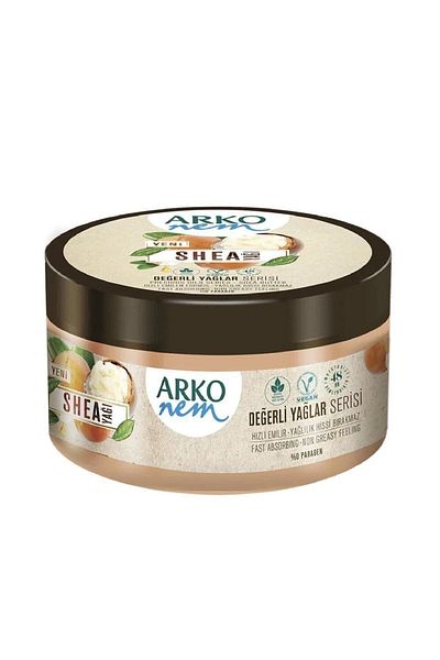 ARKO زيت الشيا - كريم مرطب زيت ثمين، 250 مل