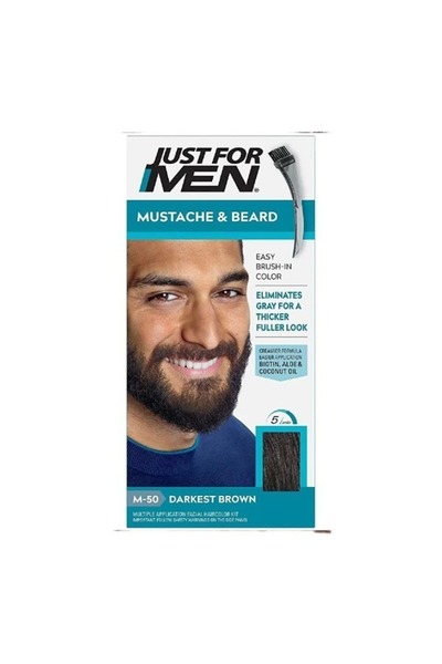 Just For Men جل اللحية موس بني داكن 28 جرام