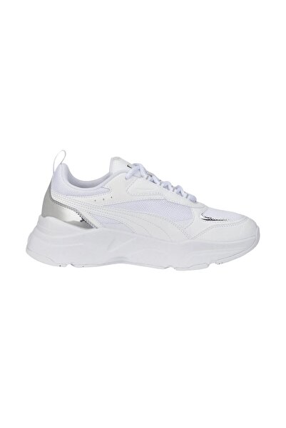 Puma Cassia Distressed White Sneaker