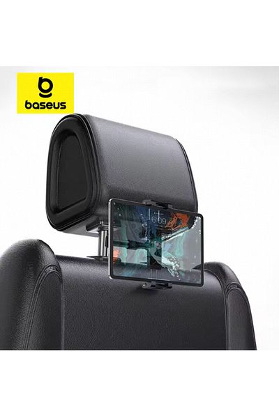 Baseus Black Baseus Car Back Seat Headrest Mount Holder For iPad 4.7-12.9 inch 360 Rotation Universal Table