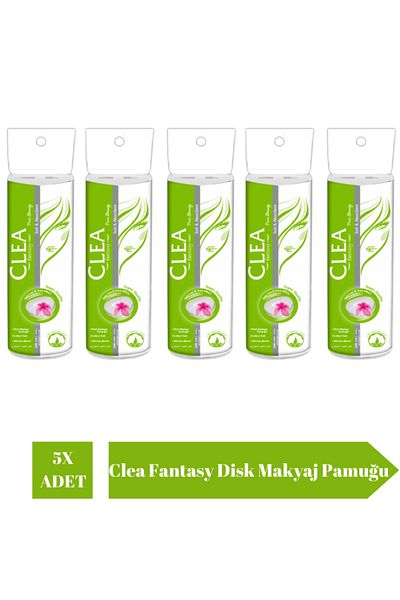 CLEA Fantasy Makeup Cotton Set of 5 (100 Pcs)
