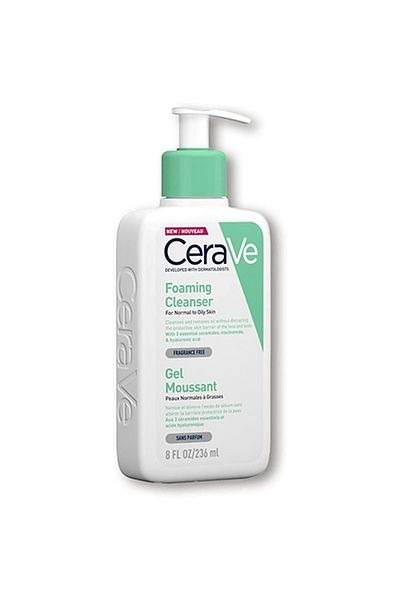 CeraVe غسول رغوي يومي للوجه والجسم واليدين 236 مل