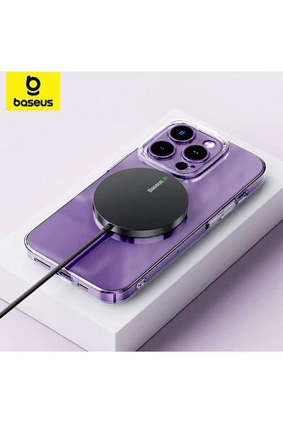 Baseus Gen 3 Black Baseus 15W Magnetic Wireless Chargers for iPhone 15 Qi Wireless Charger Fast Charging Pa
