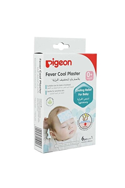 Pigeon ضمادة باردة للجبهة من فيفر كول، 6 قطع