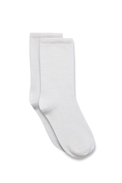 VAMOSCLO Long basic socks ecru