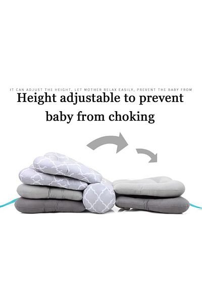 COOYA Baby Feeding Pillow, Maternity Nursing Pillow, Adjustable Height, PP Cotton, No Collapse Deformation
