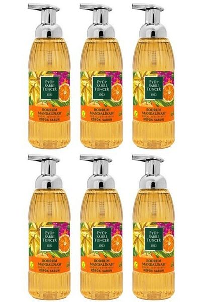 Eyüp Sabri Tuncer Bodrum Tangerine Foam Soap 500ml X 6 Pieces