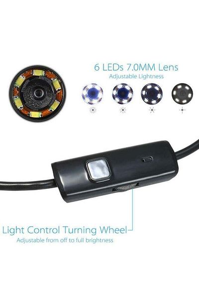 COOYA Endoscope Camera, IP67 Waterproof, USB Snake Inspection Camera, for OTG Compatible Android