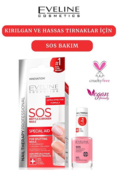 Eveline Cosmetics Eveline Sos Kırılgan Tırnaklar Için Bakımı 12ml-